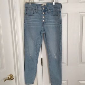 Madewell size 29 button fly jeans